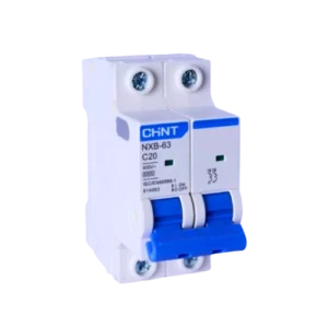 INTERRUPTOR TERMOMAGNETICO NBX-63 2X20A