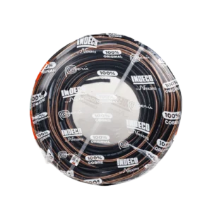 CONDUCTOR ELECTRICO 500V VULCANIZADO 2X14AWG NEGRO NLT PC