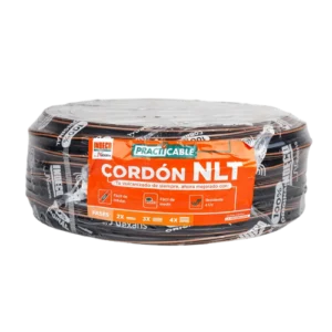 CONDUCTOR ELECTRICO 500V VULCANIZADO 3X14AWG NEGRO NLT PC